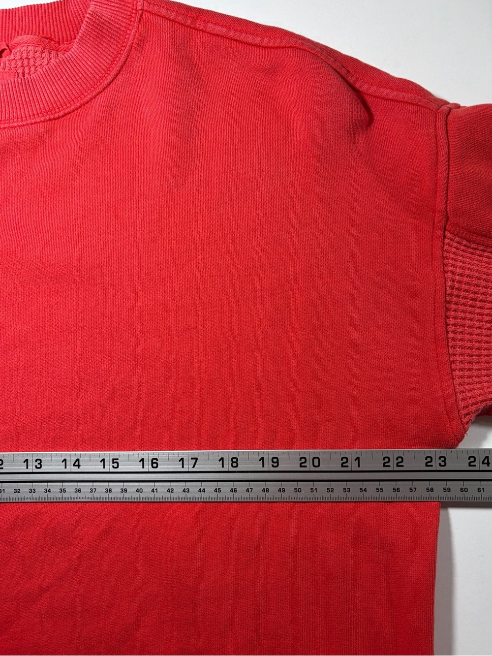 Aerie Getaway Sweatshirt Bright Red (XS) - Picture 8 of 13